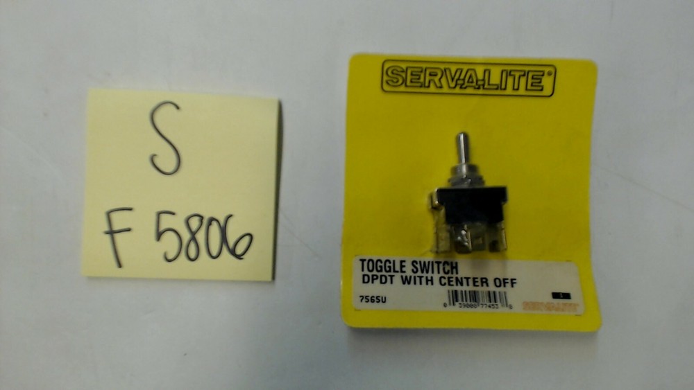 7565U DPDT Center Off Toggle Switch
