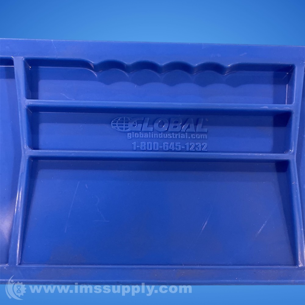 GLOBAL 269681BL Plastic Hang & Stack Bin USIP