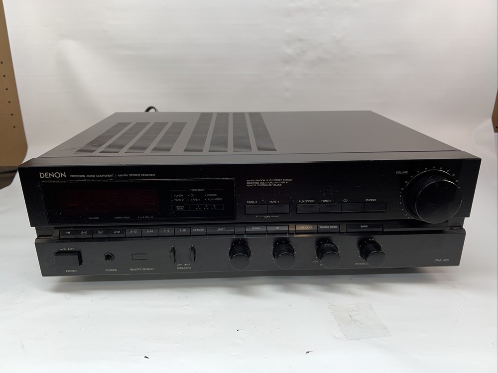 Deno DRA-425 ReceiverAmplifier Stereo Phono Input Japan Precision Audio NoRemote