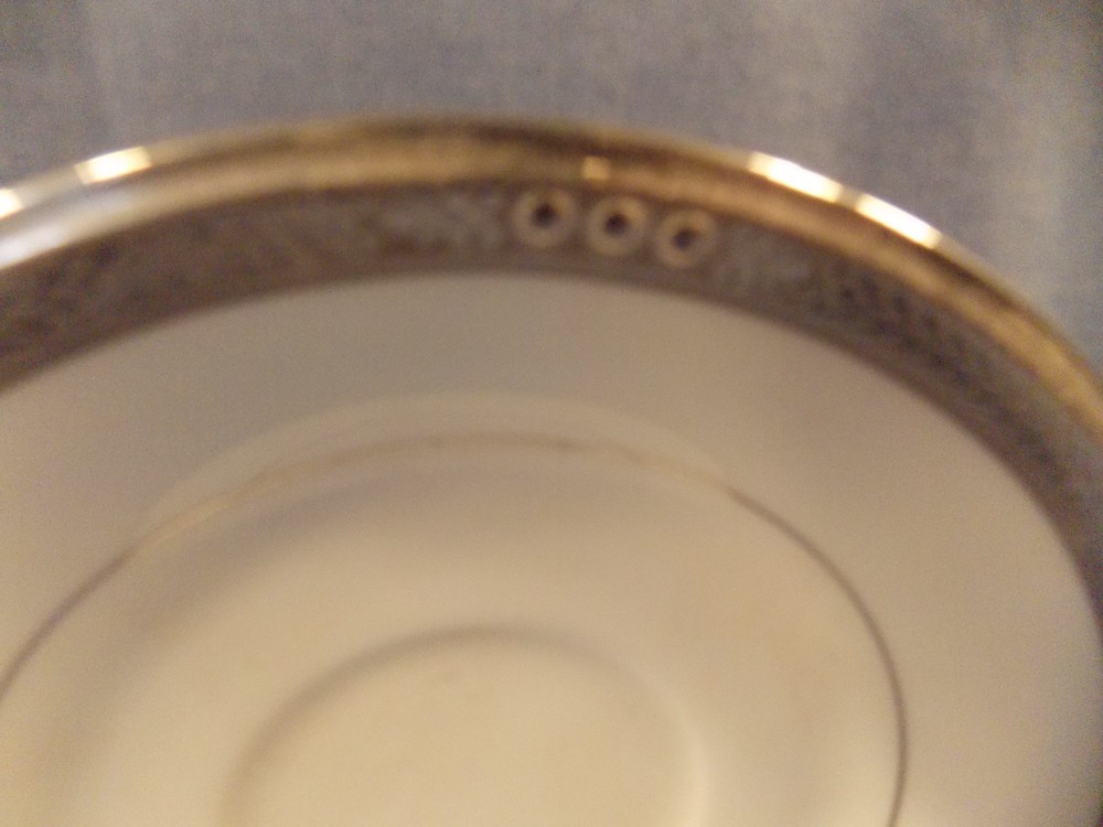 Noritake "Chatelane Platinum" Saucer