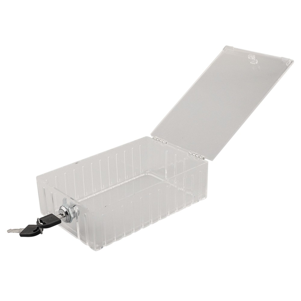 Transparent Thermostat Lock Box with Keys for Enhanced Security Features