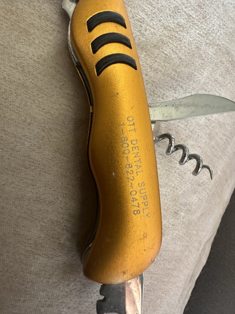 7 in 1 Multi-function Engraved “OTT DENTAL SUPPLY” Folding Tool High Quality