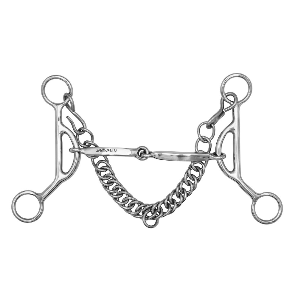 Showman Smooth Single Jointed Gag Bit