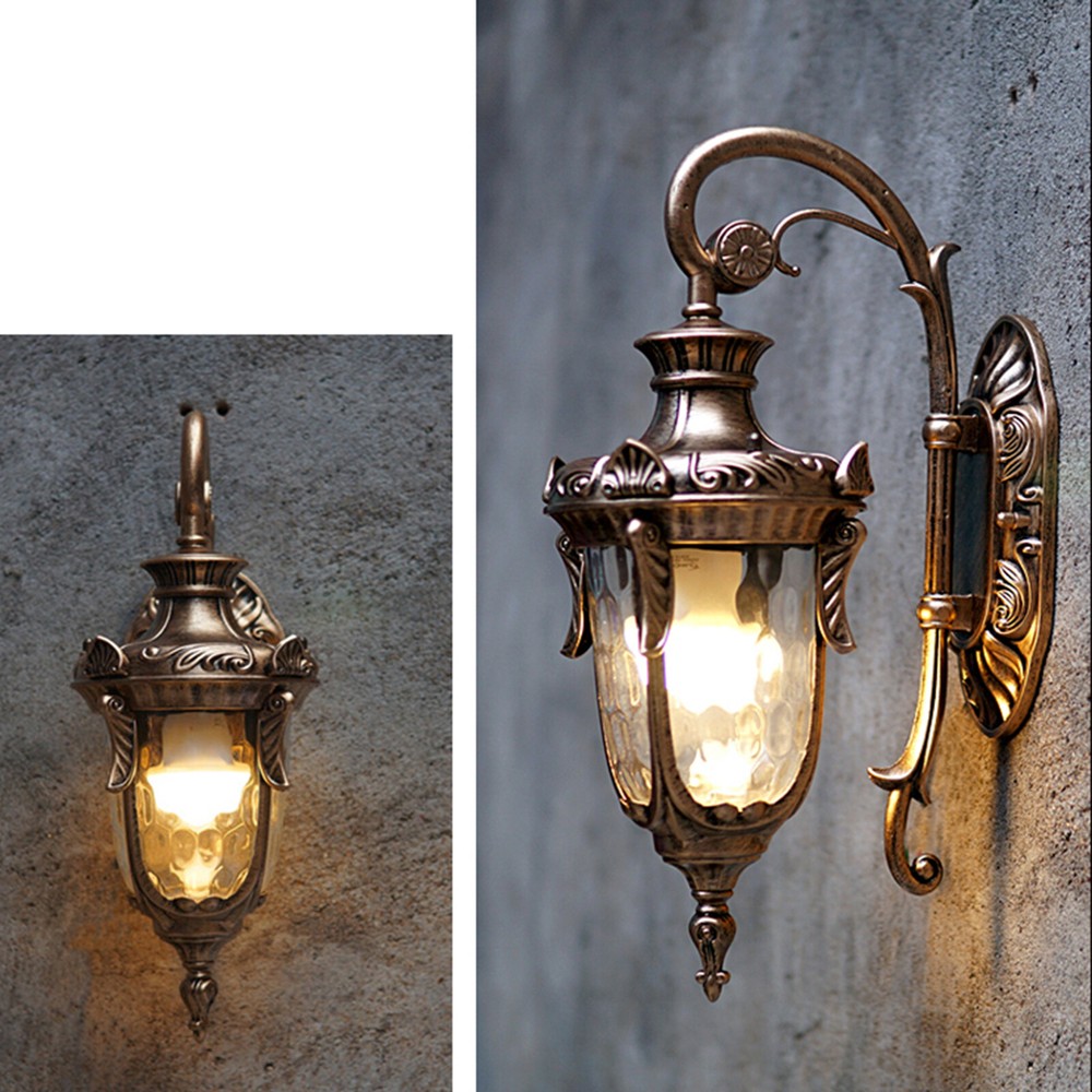 Rustic Bronze Outdoor Wall Light Sconce Exterior Light Fixtures New