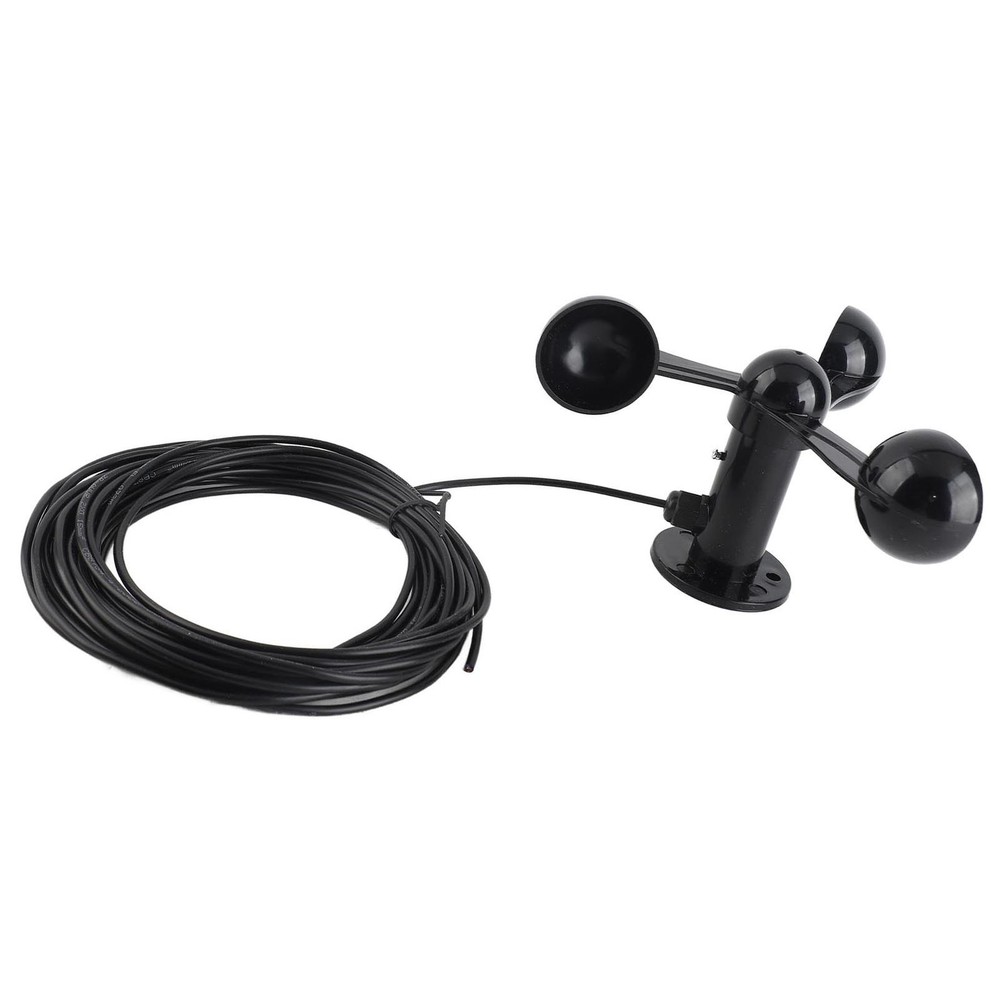 Anemometer Sensor Wind Speeds Cup With 8M Water Resistant Cable 4cm Mount