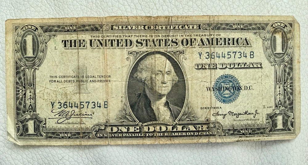 Series 1935A One Dolalr Silver Certificate