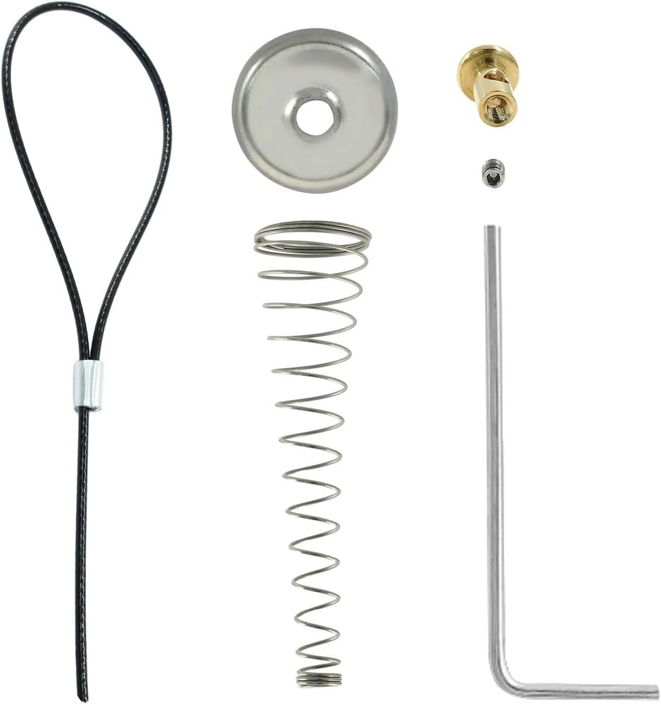 Gate Latch Cable Pull, Adjustable Gate Latch Spring Release Cable, Black Pull St