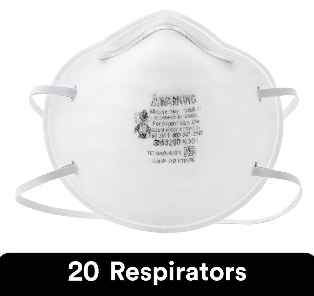 3M 8200 Particulate Respirator - 20 Per Box
