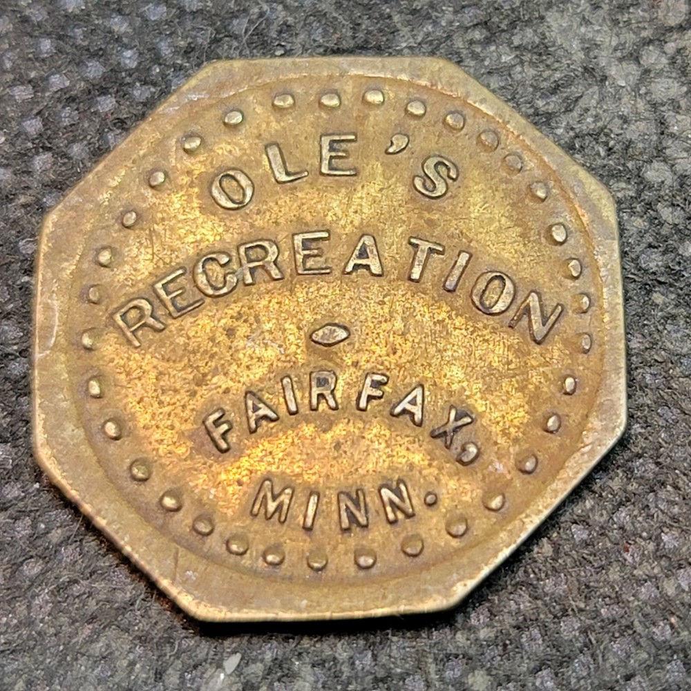FAIRFAX, MINNESOTA TRADE TOKEN,  L1659