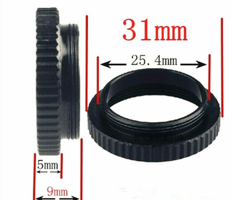 2PCS 5mm C-CS Mount Lens Adapter Ring CCTV Industrial Camera Connection Ring
