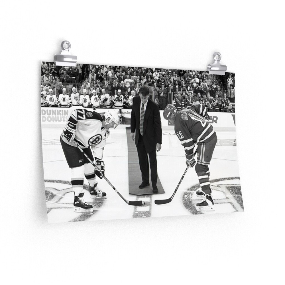 Cam Neely, Ray Bourque & Mark Messier -- Premium Matte horizontal posters