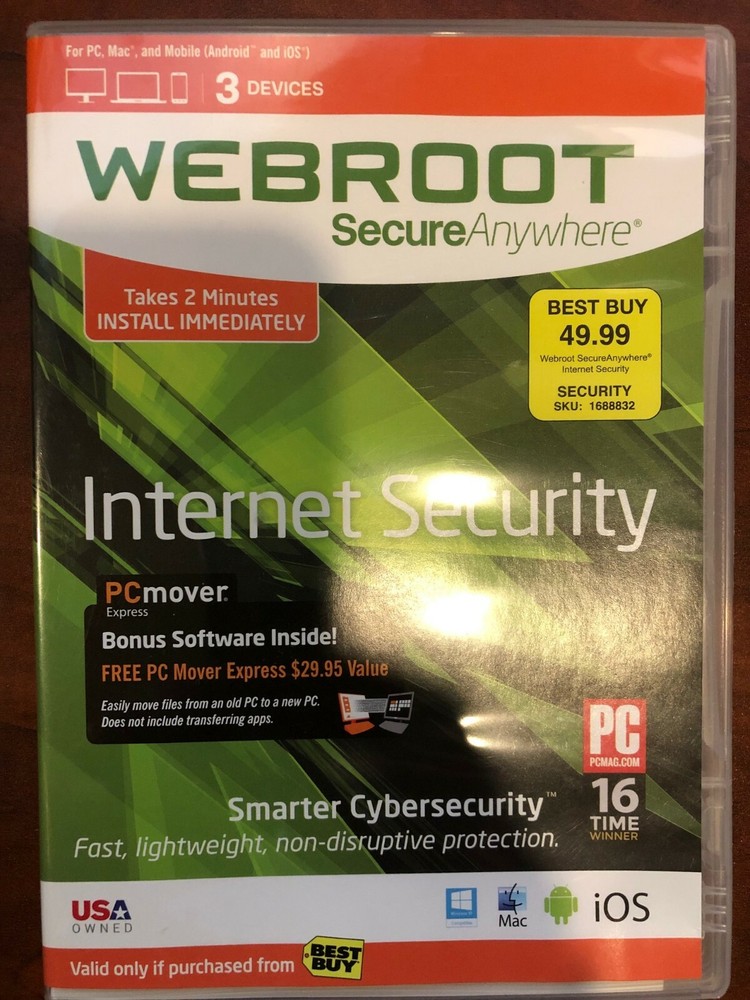 Combo New Sealed Microsoft Windows XP Professional and Webroot SecureAnywhere