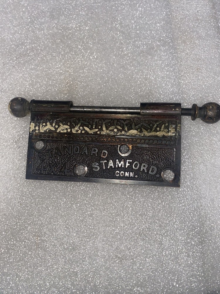 Beautiful antique Yale and Towne half hinge
