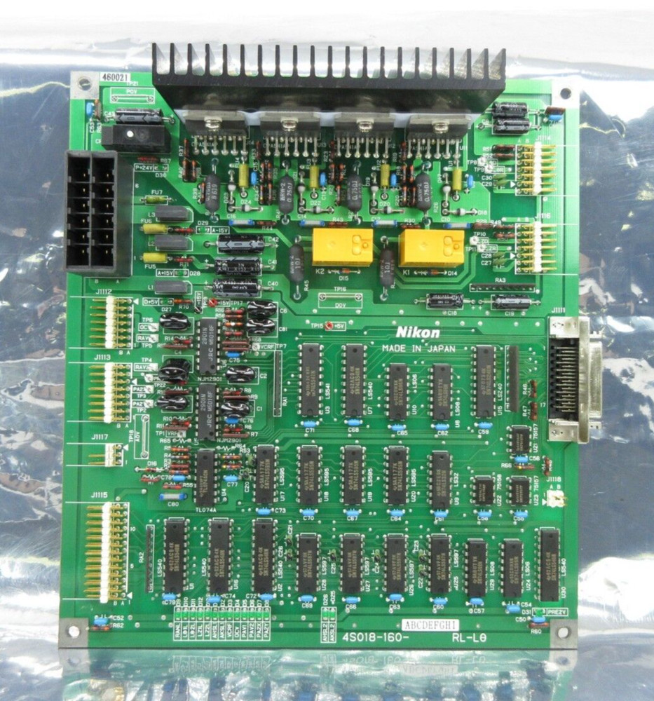Nikon 4S018-160 Interface Control Board PCB RL-Lø NSR-S202A Used Working
