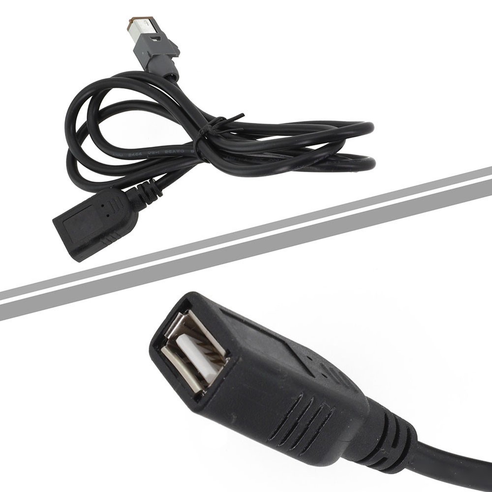 Car Aux Audio Input Media Data Wire To USB Adapter Conector For Outback