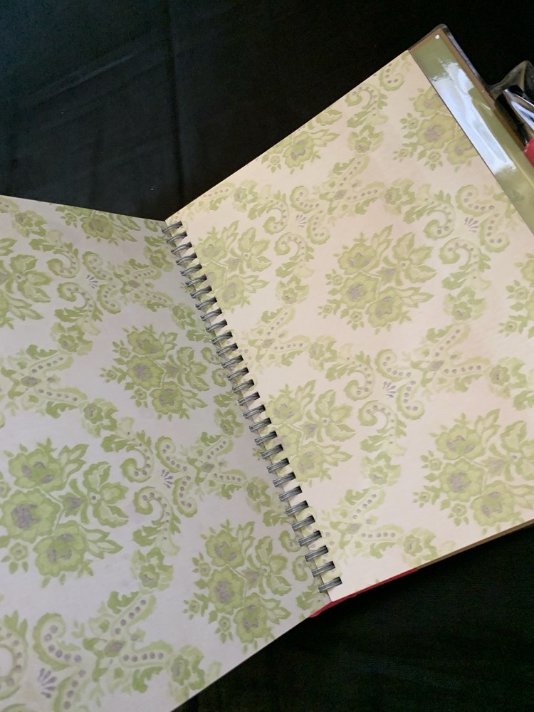 Vintage Embossed Smash book & Studio Punch Dream Journal - Unused