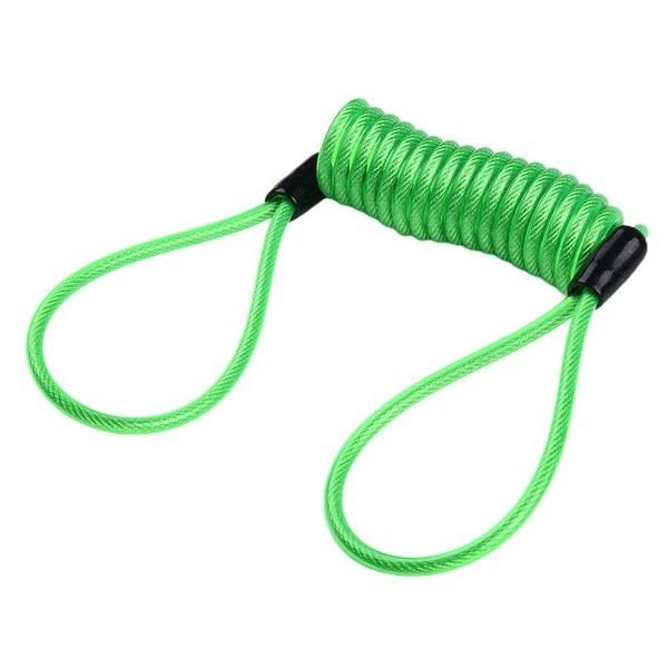 Enhanced Security Disc Lock Reminder Cable for Motorcycles and Scooters