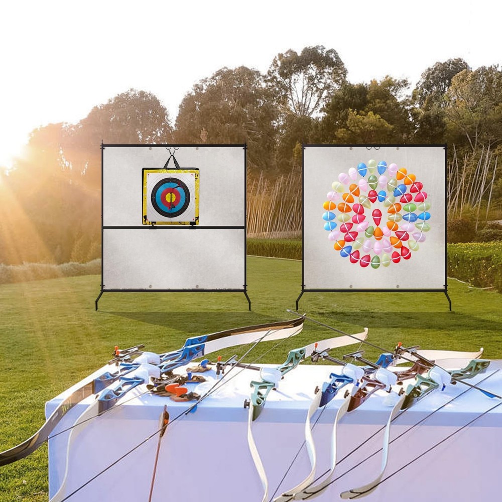 2mm 5ft10ft Camouflage Archery Target Backstop Netting 5×5ft White