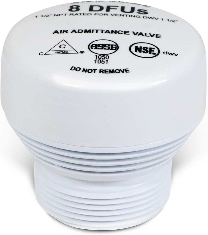 Air Admittance Valves - With or Without Adapter Regular or Jumbo
