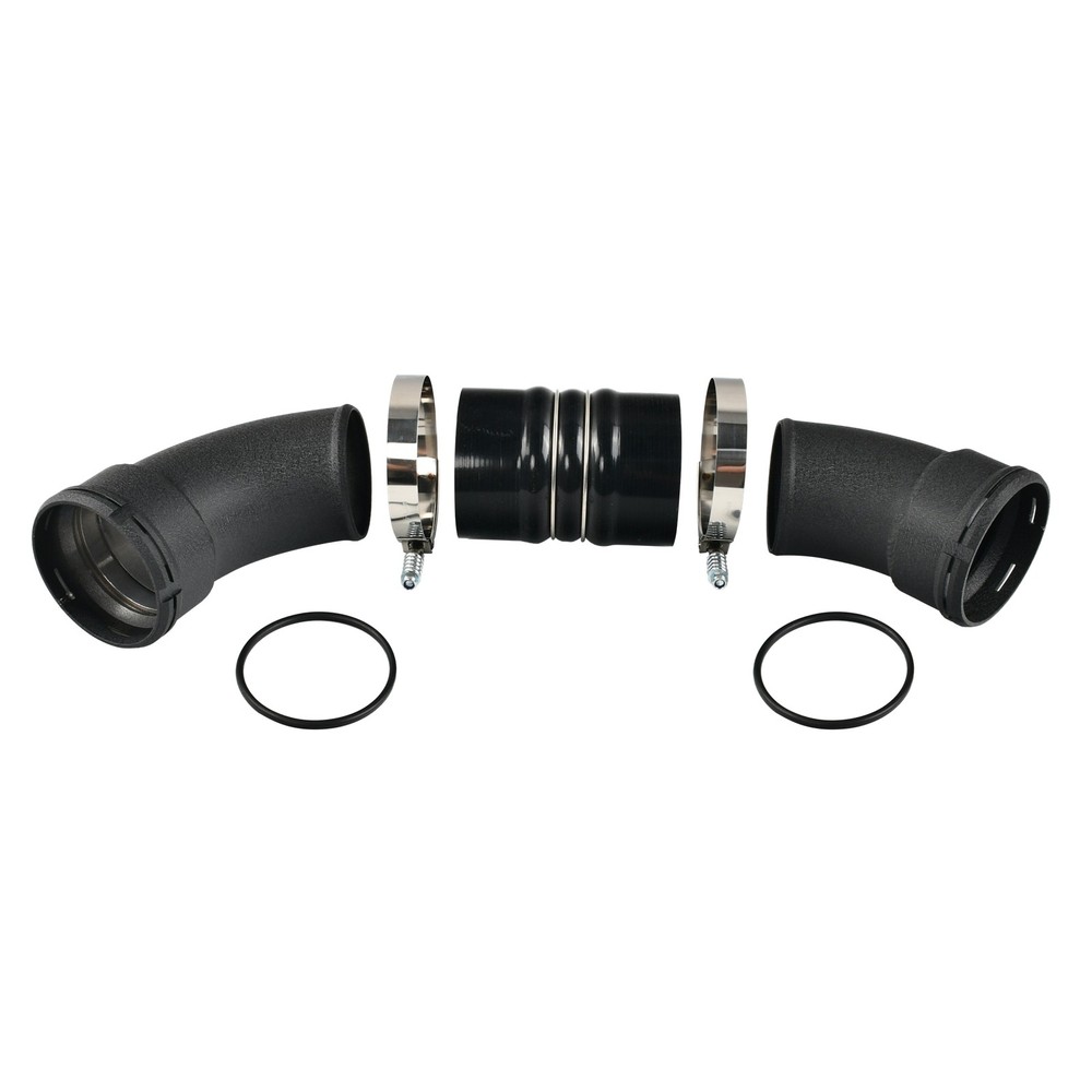 For 06-10 Chevy GMC Duramax Diesel Black Cold-Side Intercooler Pipe Boot Kit