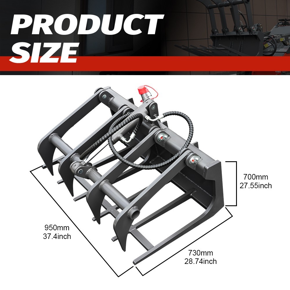 HY480CFREE SHIP/unloading Mini Skid Steer Loader 23HP+STRAIGHT DIGGER+Grapple
