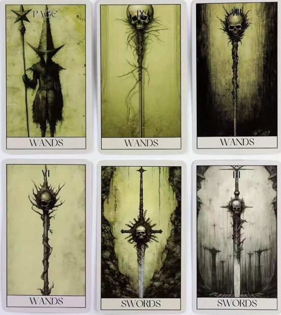 Horror Tarot Deck 78 Major & Minor Arcana Divination BLK1112