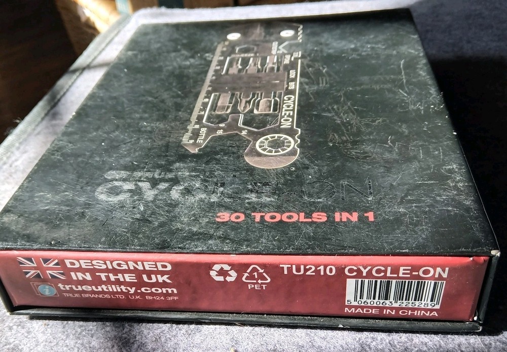 True Utility Cycle-On 30 Tools In 1 Bike Multi-Tool