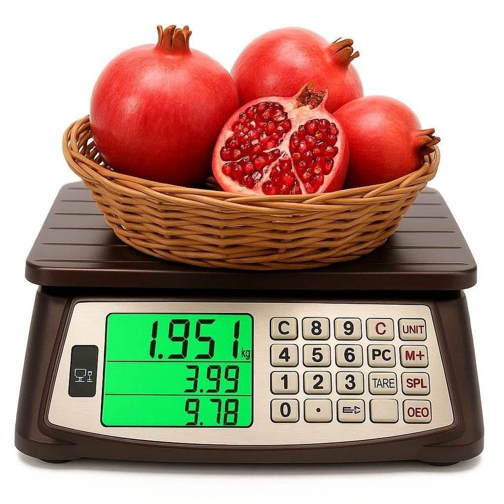 Price Computing Scale, Commercial Food Scale, Counting Function,66lb/30kg,1g,...