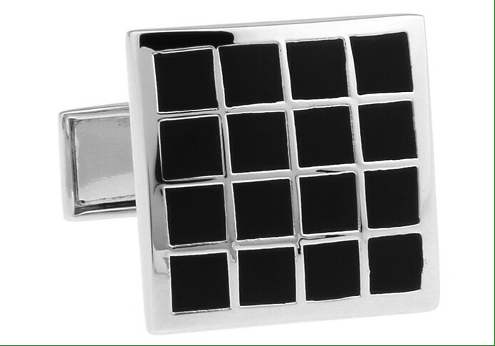 Black Square Cufflinks