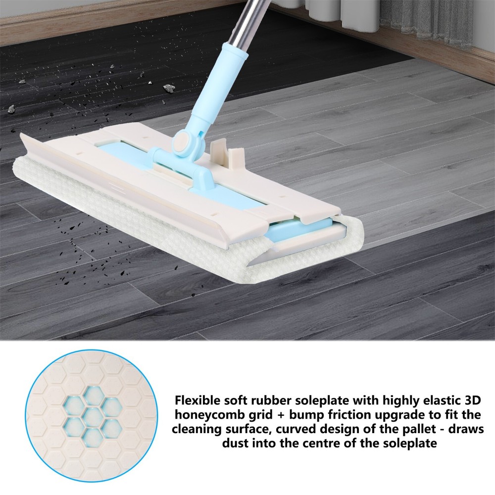 Multifunct Stretchable Dust Mop Microfiber Mop for Floor Wall Cleaning Dry Wet