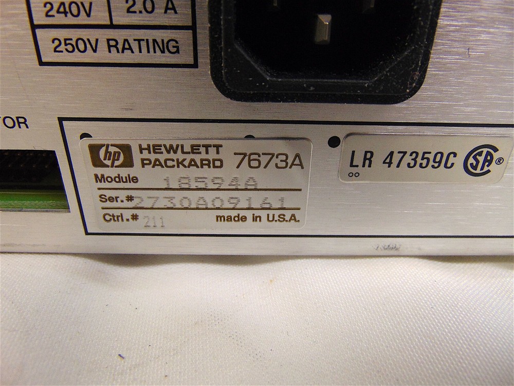HP Autosampler Controller 7673A Module 18594A SR568x