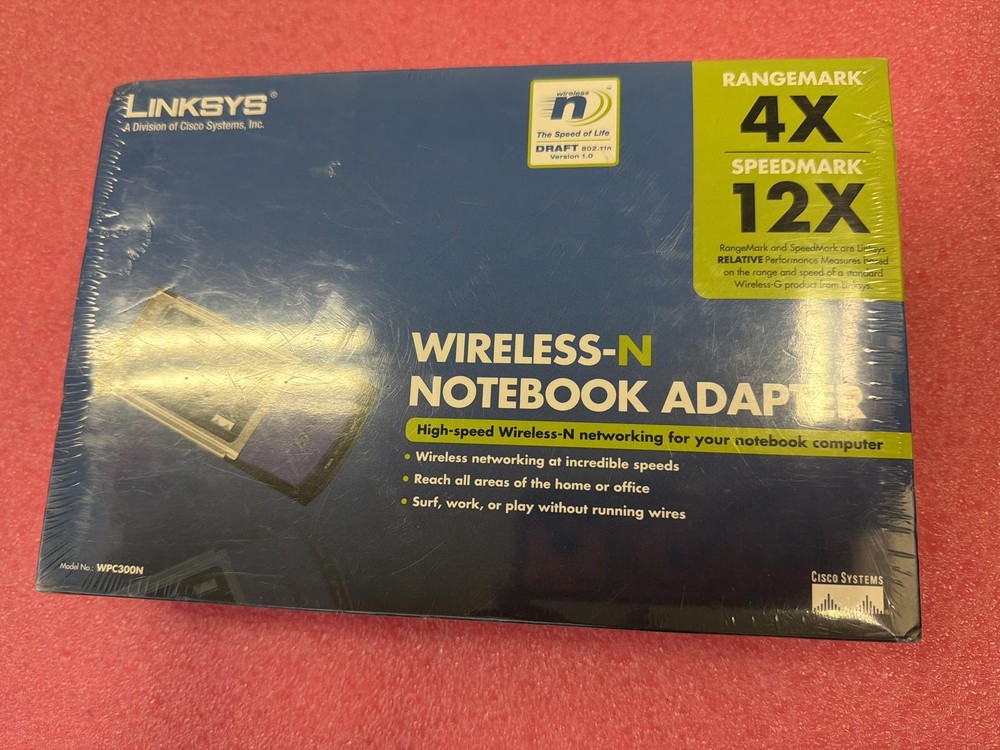 LINKSYS WPC300N WIRELESS-N NOTEBOOK ADAPTER