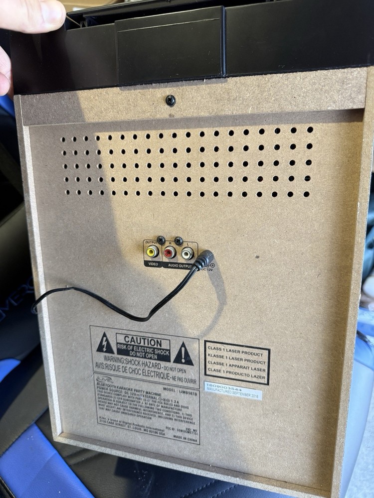 iLIVE IJMB587B Bluetooth Karaoke Party Machine