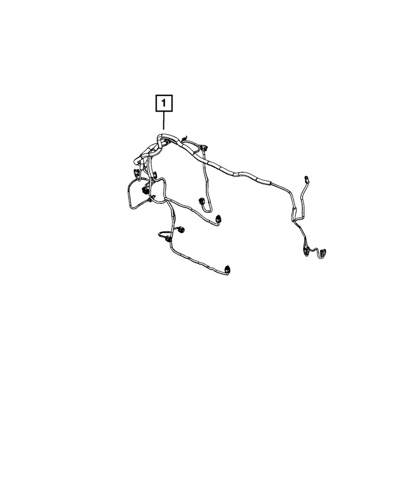 Genuine Mopar Front End Module Wiring Harness 68343527AB