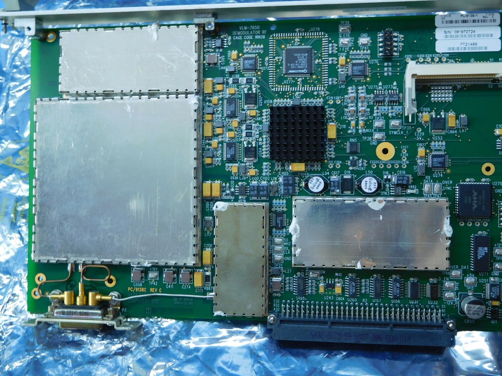 Comtech EF Data PL/9138-1 VLM-7650 Demodulator RF Board