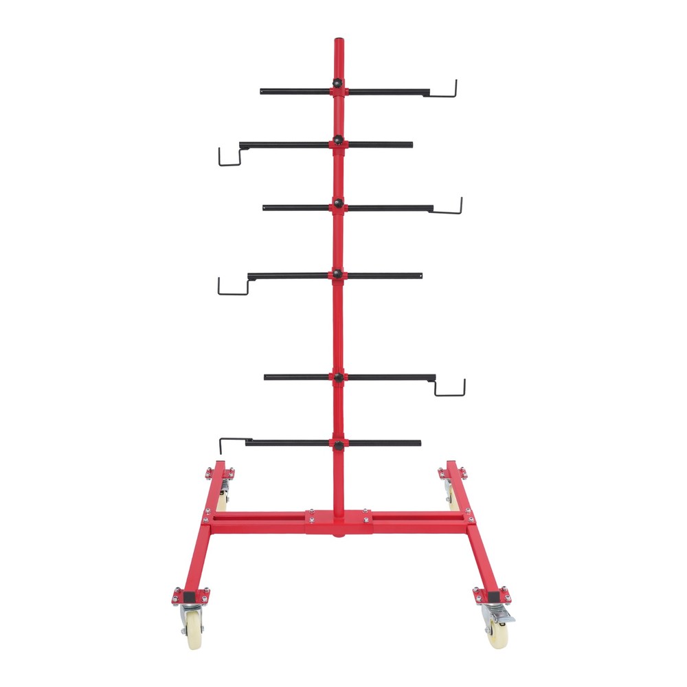 Panel Tree Paint Stand, Panel Holder, Panel Paint Stand with 6 Hooks Auto Repair