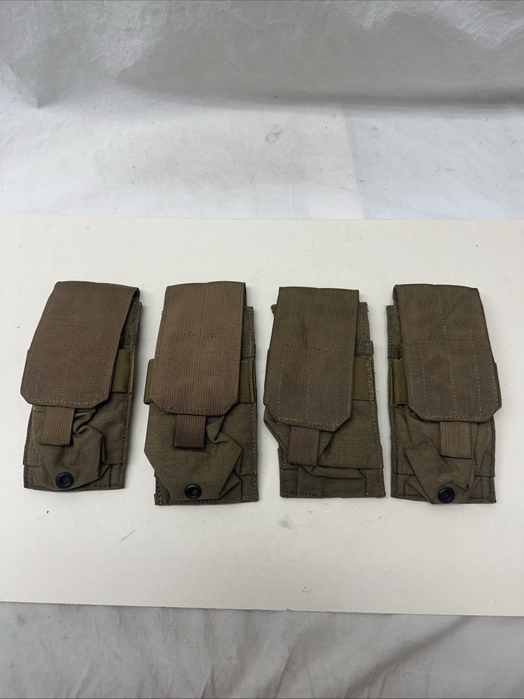 4 X Eagle Industries FSBE Single 1x2 Rifle Pouch Lot Coyote Green Tag MARSOC