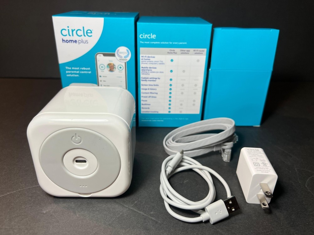 Circle CIR2001 Wireless Parental Controls Device White COMPLETE TESTED