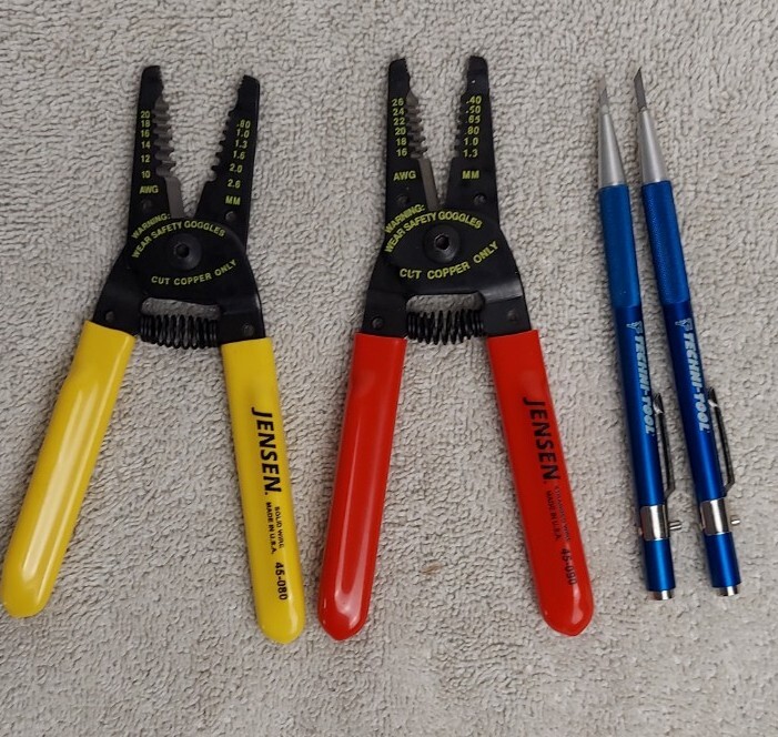 JENSEN Wire Stripper Techni-Tool Razor Knife USA TOOLS