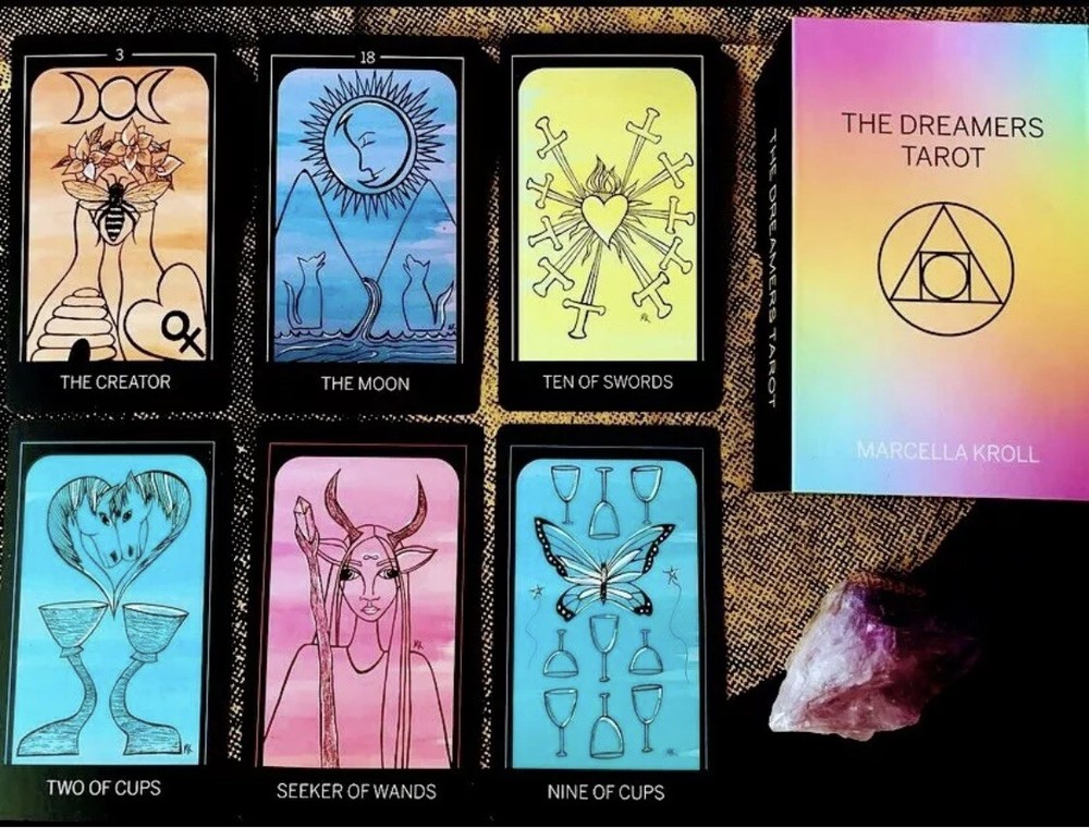 “The Dreamers Tarot Deck & Guidebook” BY: MARCELLA KROLL