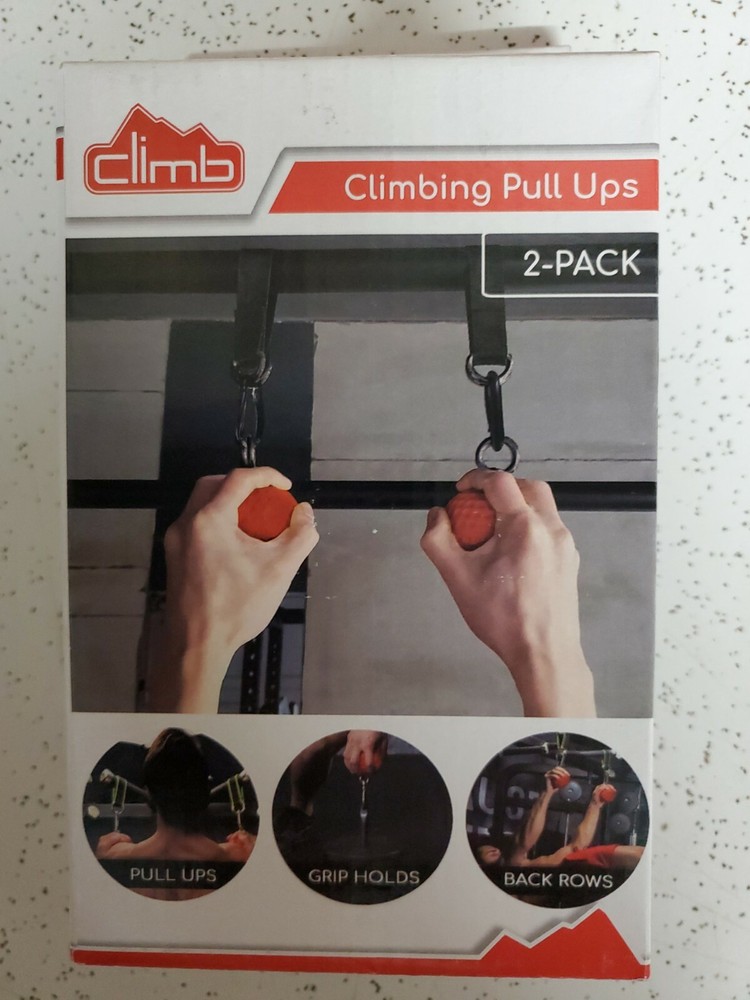 Climb Climbing Pull Ups 2 Pack Red