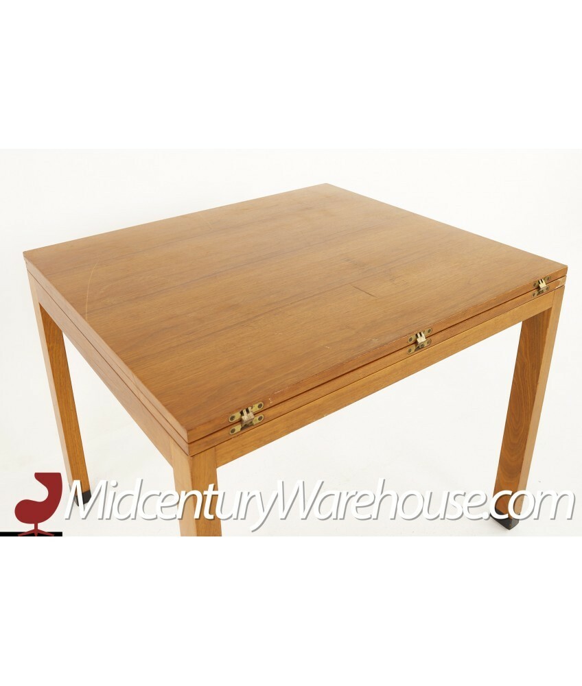 Dunbar Mid Century Flip Top Dining Game Table