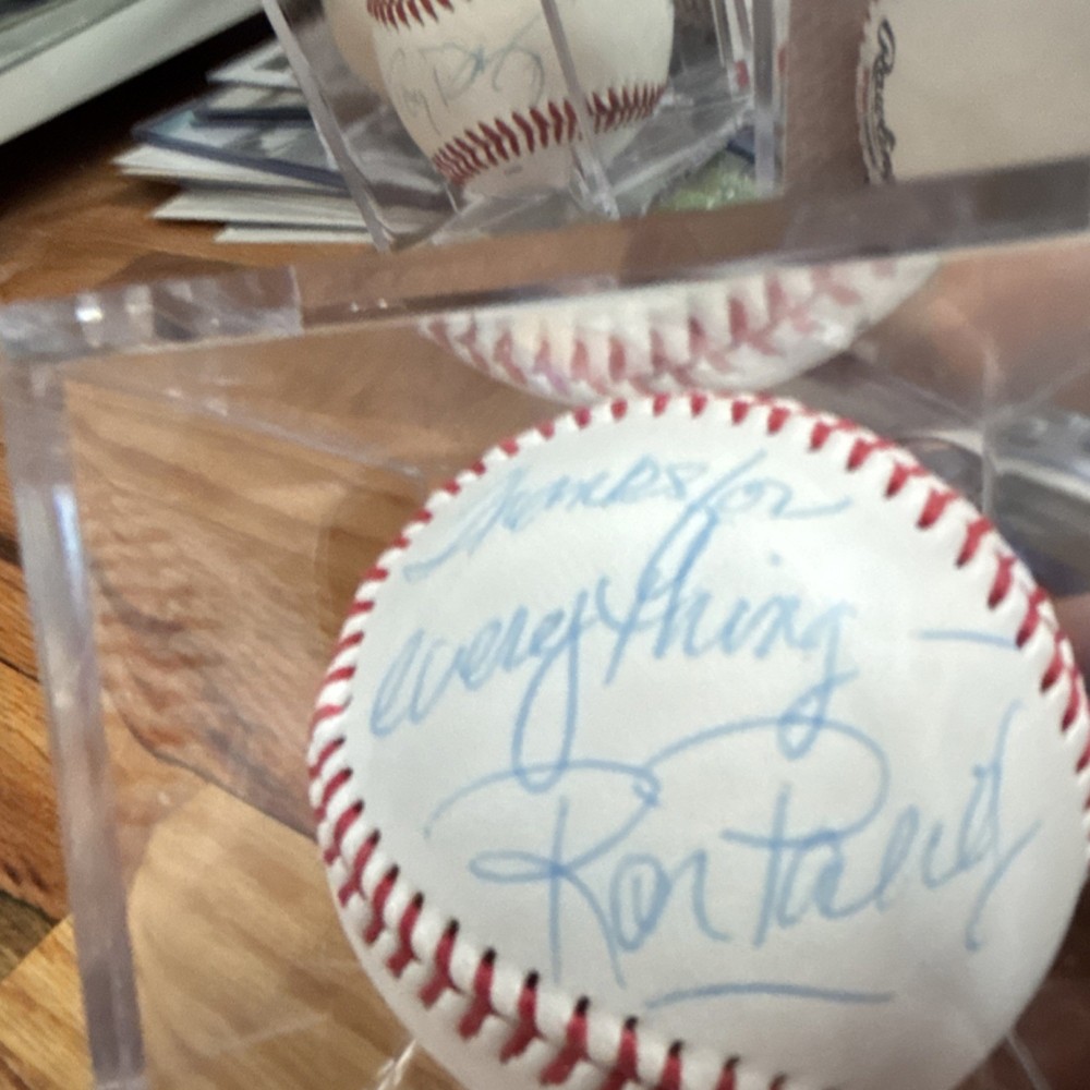 Ron Palillo Horseshack Welcome back Kotter signed baseball Beckett Auth.