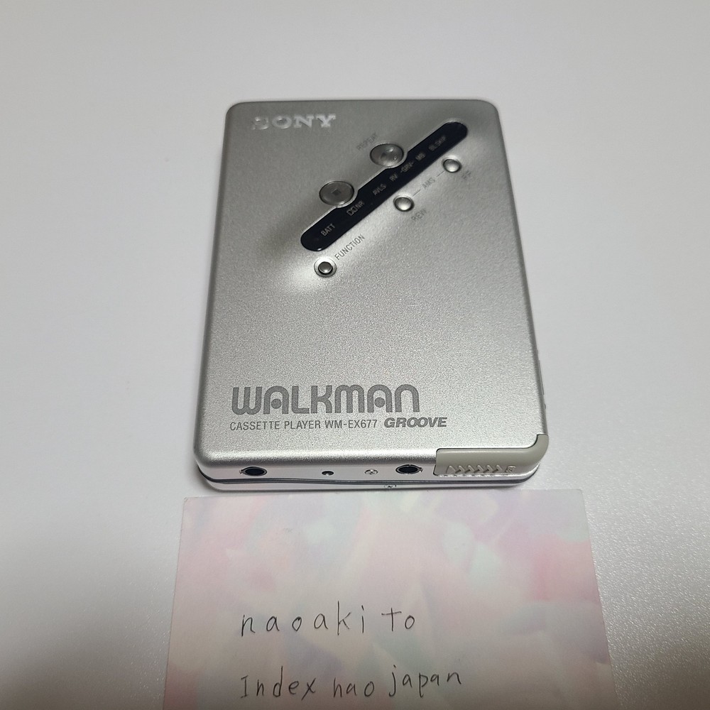 SONY Walkman Cassette Player WM-EX677 Operation confirmed