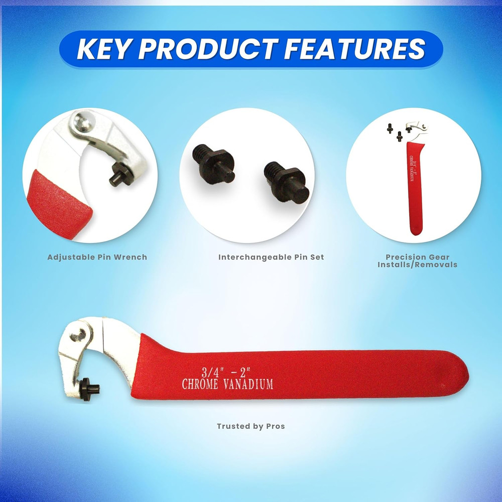 Scuba Diving Small Pin Adjustable Spanner Wrench