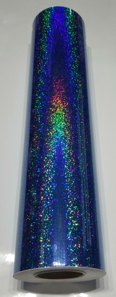 Sky Blue Sequins Sign Vinyl 24" x 10 ft