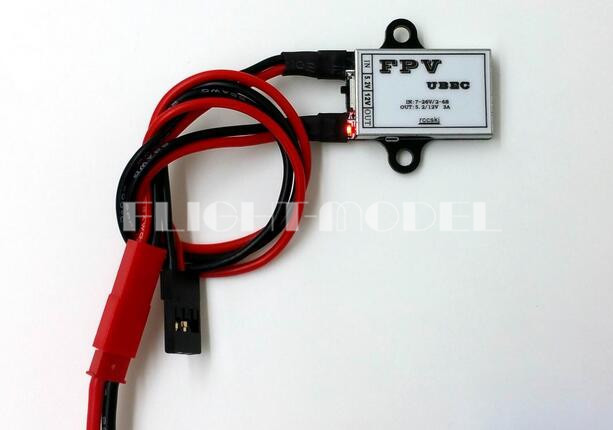 FPV UBEC 5.2V / 12V output supply power to AV transmitter