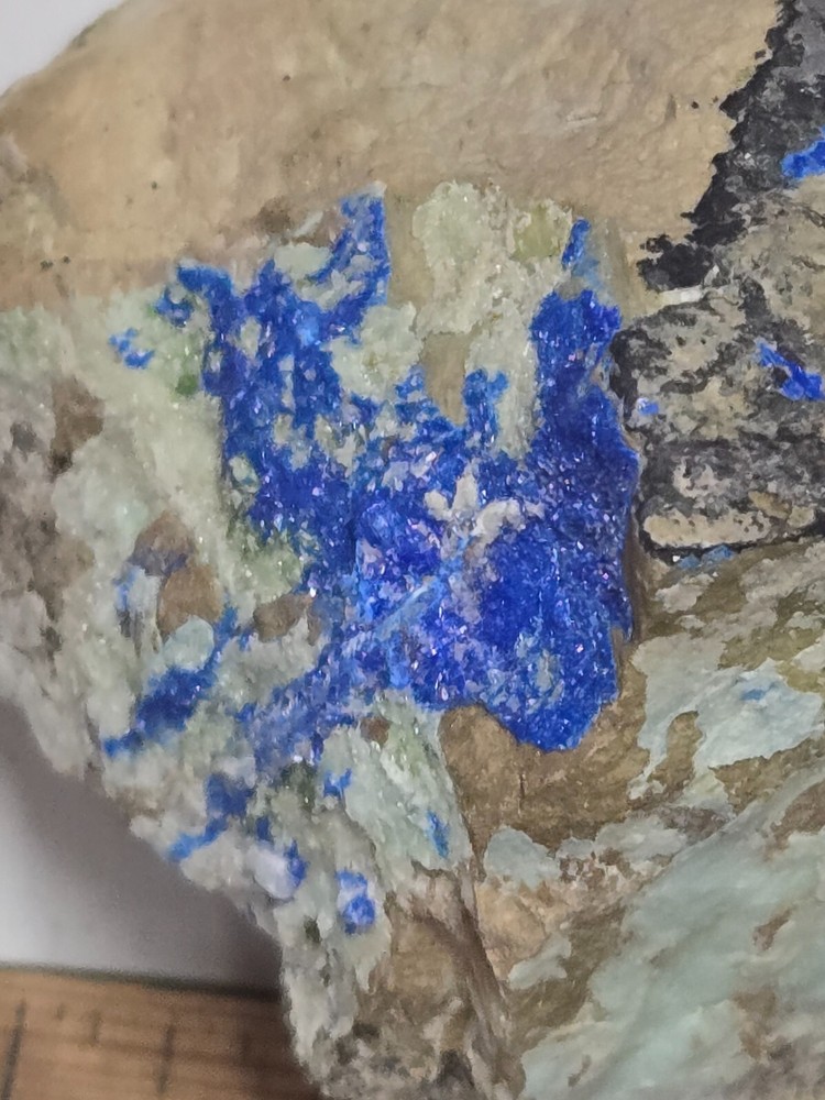Beautiful Blue Linarite specimen