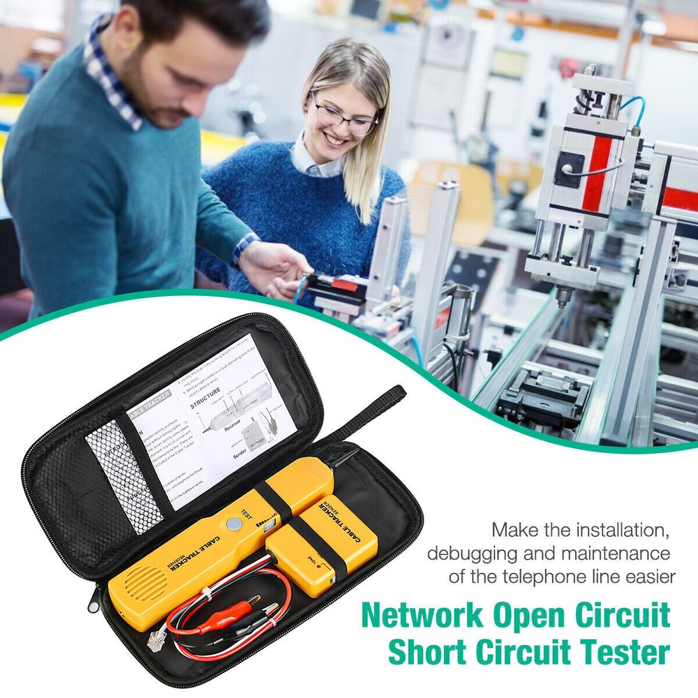 Diagnose Tone Line Finder Tracer Network Telephone Cable Tester Tracker