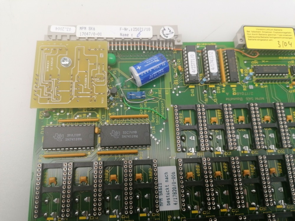 Windsor Technologies MPM SK6 Z1 Memory Expansion CPU Card 4/17820/0-006